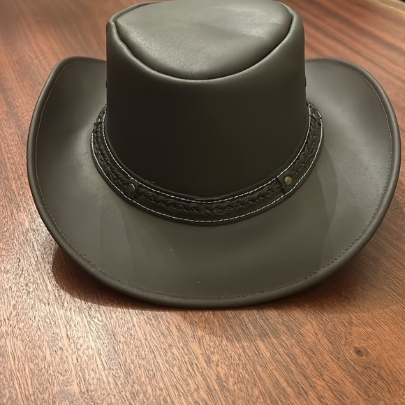 Adult Men’s or Women’s Hat X-Large Leather - Picture 2 of 10